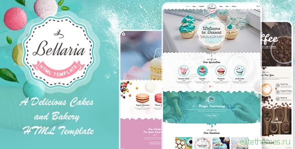 Bellaria v1.0 - A Delicious Cakes and Bakery HTML Template