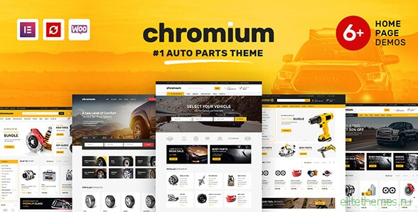 Chromium v1.3.6 - Auto Parts Shop WordPress Theme