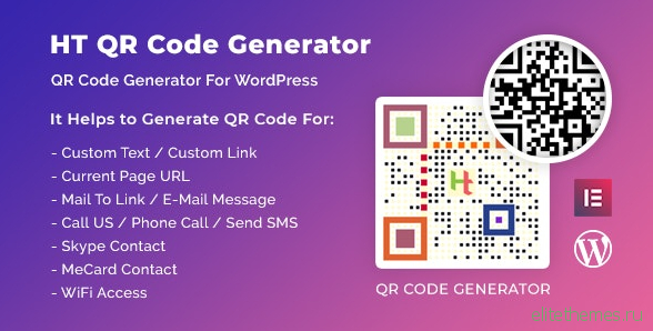 HT QR Code Generator for WordPress v1.0.0