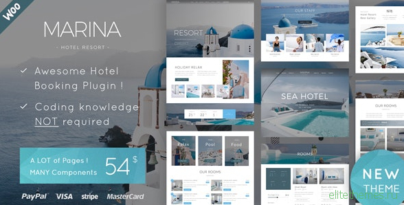 Marina v1.4 - Hotel & Resort WordPress Theme
