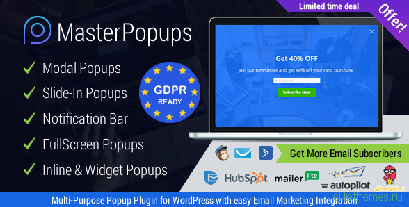 Master Popups v3.1.5 - Popup Plugin for Lead Generation
