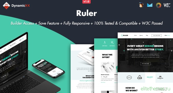 Ruler v1.0 - Responsive Email + Online Template Builder