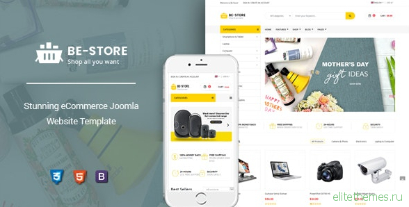 BeStore v1.0 - Multipurpose Joomla eCommerce Template