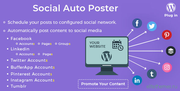 Social Auto Poster v3.2.2 – WordPress Plugin