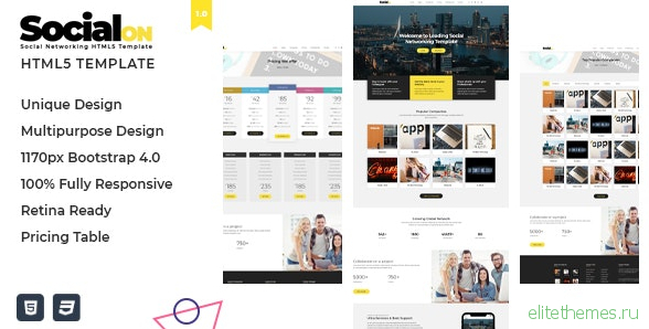 Social Net v1.0 - Corporate Networking Connection HTML5 Template