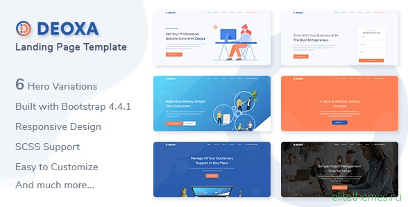 Deoxa v1.0 - Landing Page Template
