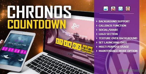 Chronos CountDown v1.2 - Responsive Flip Timer