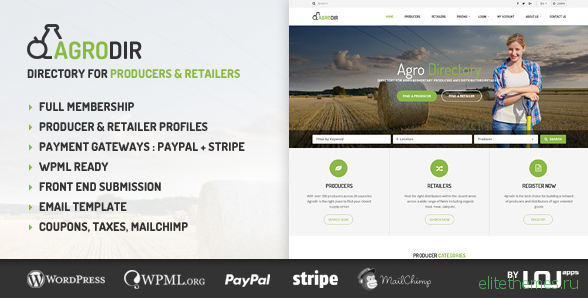 Agrodir v1.1.4 - Directory for Producers and Retailers