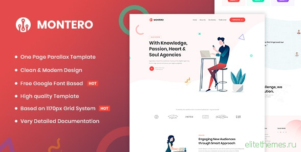 Montero v1.0 - One Page Parallax HTML5 Template