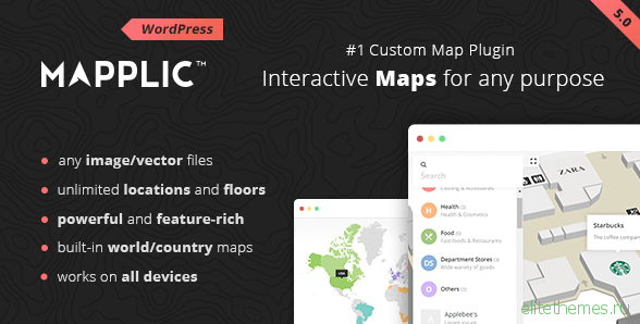 Mapplic v6.0.2 - Custom Interactive Map WordPress Plugin