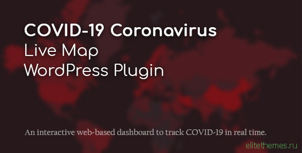 COVID-19 Coronavirus v2.0.0 - Live Map WordPress Plugin