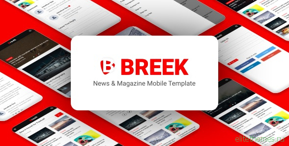 Breek v1.0 - News & Magazine Mobile Template
