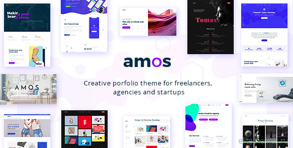 Amos v1.3 - Creative WordPress Theme for Agencies