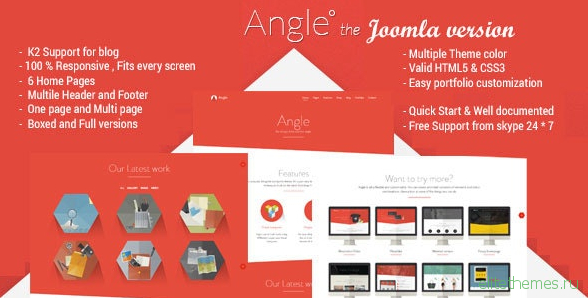 Angle v2.0 - Responsive MultiPurpose Joomla Theme