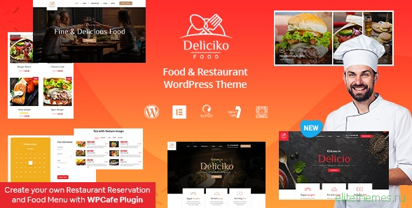 Deliciko v1.9 - Restaurant WordPress Theme