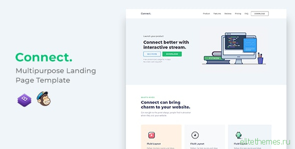 Connect v1.0 - Multipurpose Landing Page Template