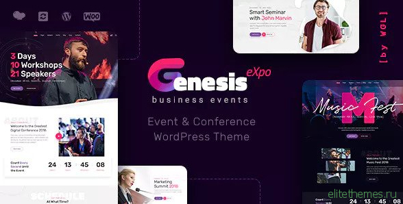 GenesisExpo v1.2.10 - Business Events & Conference Theme