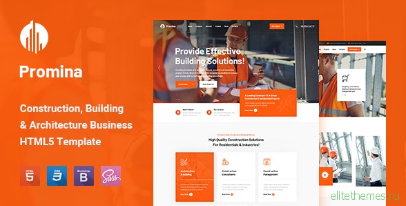 Promina v1.0 - Construction and Building HTML5 Template