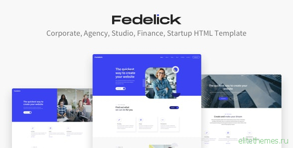 Fedelick v1.0 - Corporate, Agency Multi-Purpose HTML Template