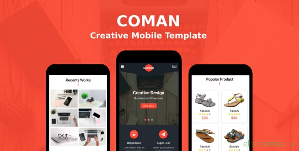 Coman v1.0 - Creative Mobile Template