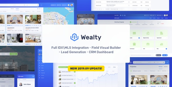 Wealty v3.0 - Multipurpose Real Estate WordPress Theme