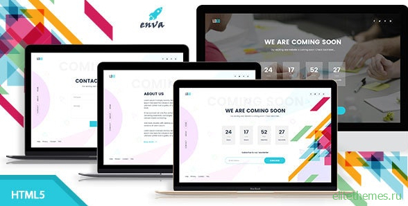 Enva v1.3 - Creative Coming Soon Template