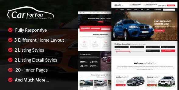 CarForYou v1.0 - Responsive Car Dealer HTML5 Template