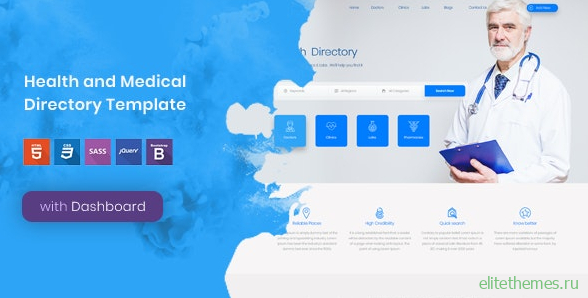 Tabib v1.0 - Health and Medical Directory Template