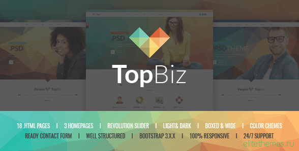 TopBiz v1.0 - Responsive Corporate HTML5 Template