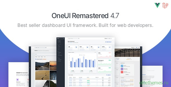 OneUI v4.7 - Bootstrap 4 Admin Dashboard Template, Vuejs & Laravel 7 Starter Kit