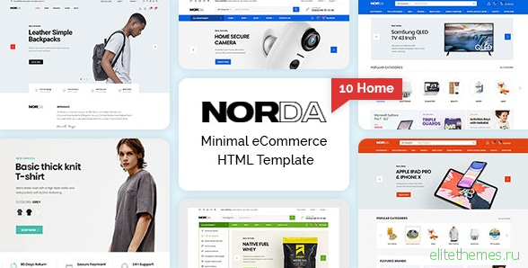 Norda v1.0 - Minimal eCommerce HTML Template