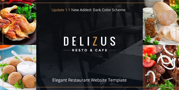 Delizus v1.1.1 - Restaurant Website Template