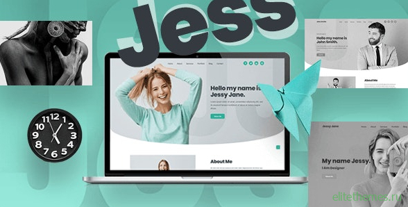Jess v1.1 - Bootstrap 4 Personal Portfolio Template