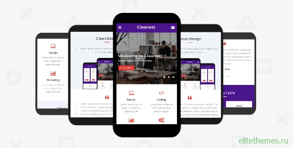 Cleanest v1.0 – Mobile Template