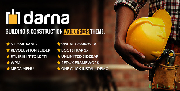Darna v1.2.6 - Building & Construction WordPress Theme