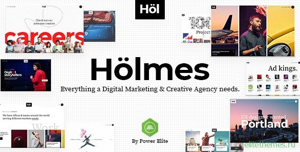 Holmes v1.3.1 - Digital Agency WordPress Theme