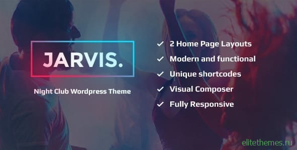 Jarvis v1.8.3 - Night Club, Concert, Festival WordPress Theme