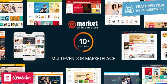 eMarket v3.4.0 - Multi Vendor MarketPlace WordPress Theme