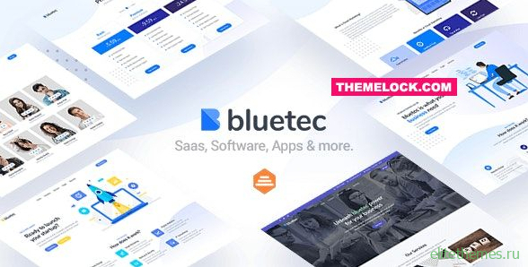 Bluetec v1.0 - Saas, IT Software, Startup and Coworking Website Template