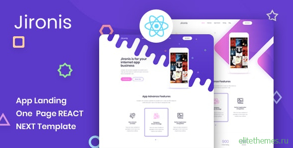 Jironis v1.0 - React Next App Landing Page Template