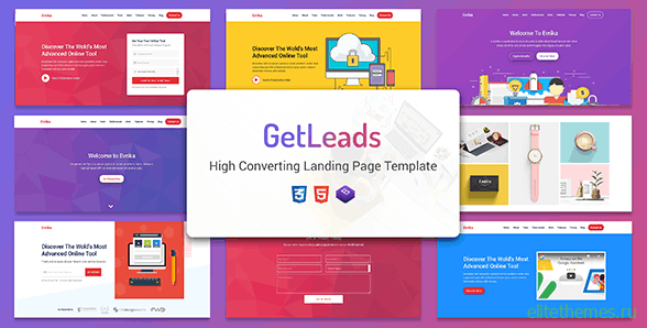 GetLeads v1.0 - Marketing HTML Landing Page Template