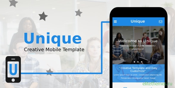 Unique v1.0 - Creative Mobile Template