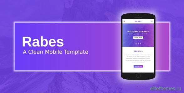 Rabes v1.0 - A Clean Mobile Template