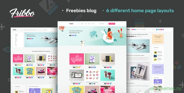 Fribbo v1.0.2 - Freebies Blog WordPress Theme
