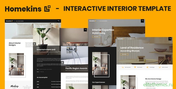 Homekins v1.0 - Interactive Interior Template