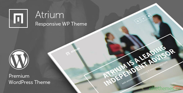 Atrium v2.6 - Responsive One Page WordPress Theme