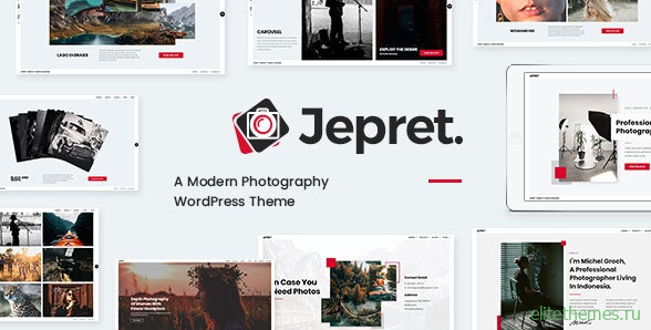 Jepret v1.3 - Modern Photography WordPress Theme