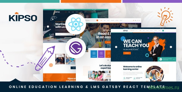 Kipso v1.0 - Gatsby React Online Education Learning & LMS Template