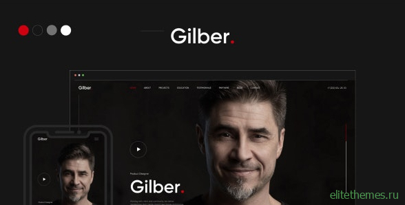 Gilber v1.0 - Personal CV/Resume HTML Template