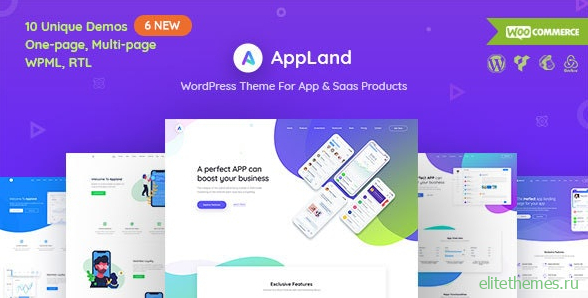 AppLand v2.9.4 - WordPress Theme For App & Saas Products